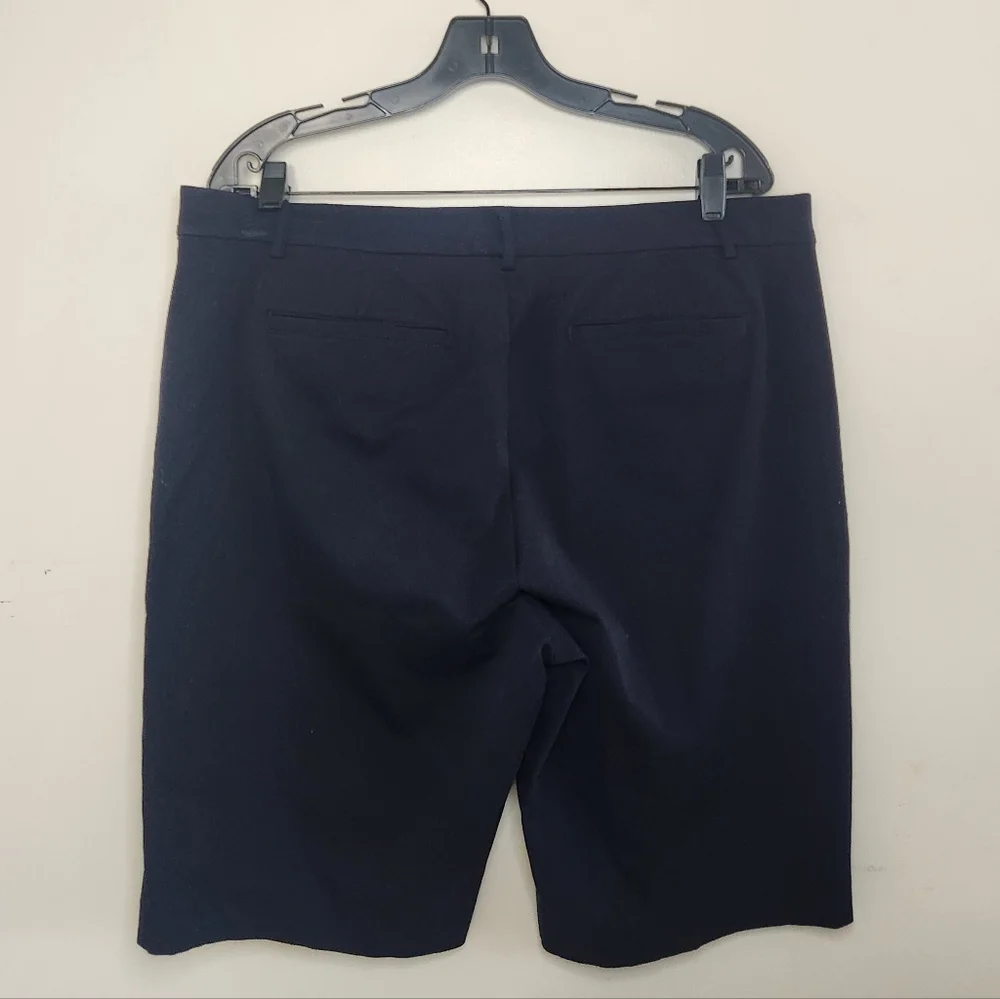 Women's Lauren Ralph Lauren Navy Blue Shorts Sz 14 - Picture 2 of 6